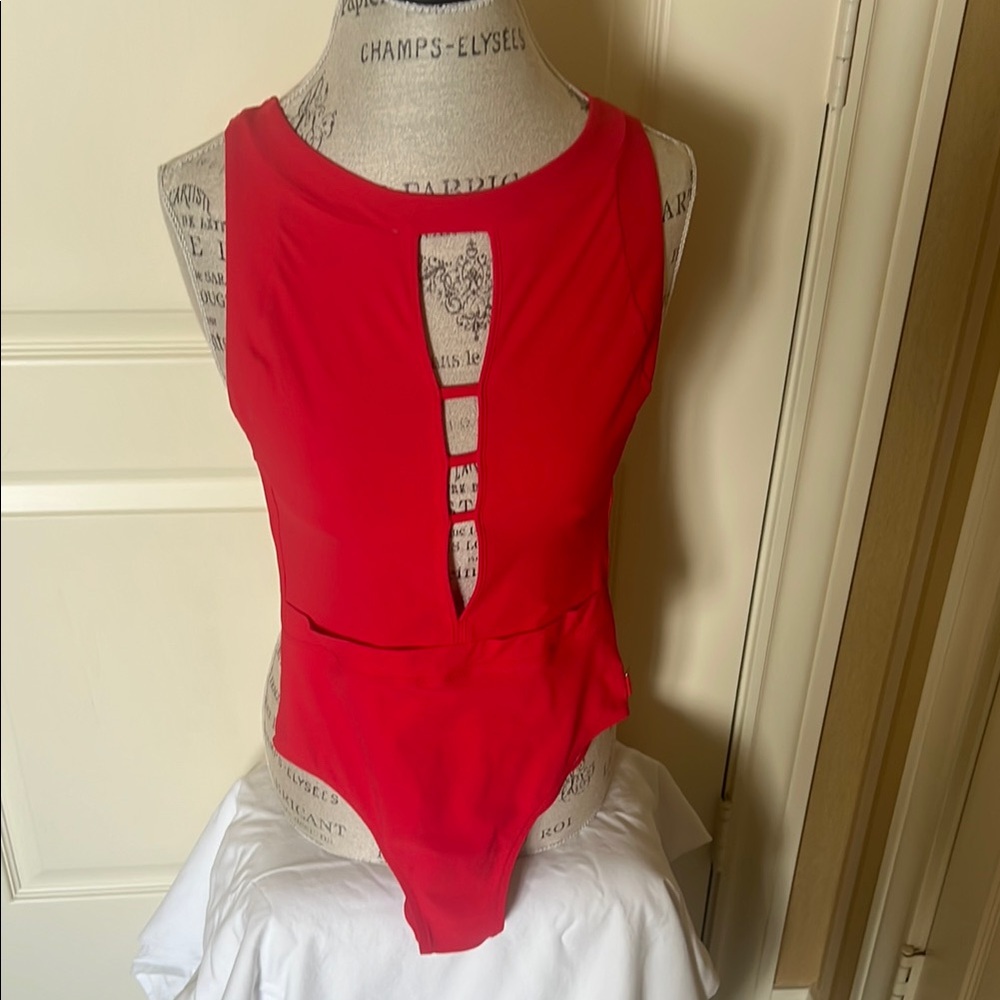 SHAN Vibrant Red ladies swimsuit